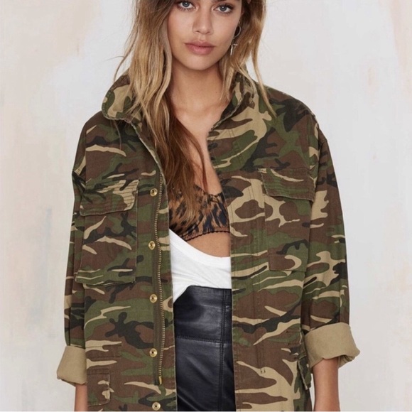 HAODUOYI Jackets & Blazers - HAODUOYI Camouflage Utility Jacket